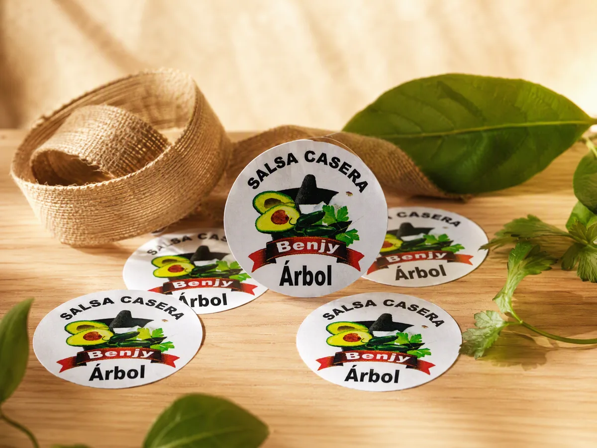 Etiquetas comerciales personalizadas