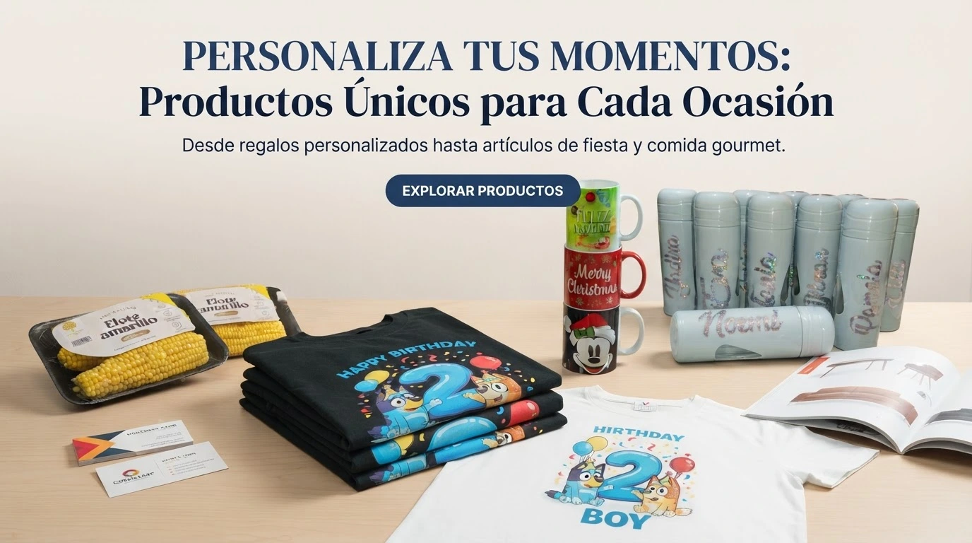Personaliza tus momentos: productos únicos para cada ocasión